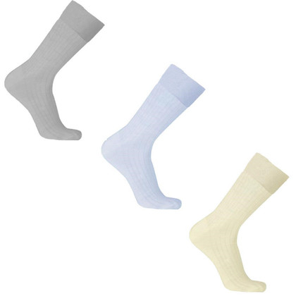 6 Paia Calza Uomo Corta 2060 ROSSI Sanitaria Compressione Graduata 100%