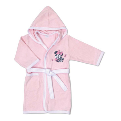 Accappatoio Disney Ellepi Neonato Neonata in spugna di Cotone TOPOLINO MINNIE