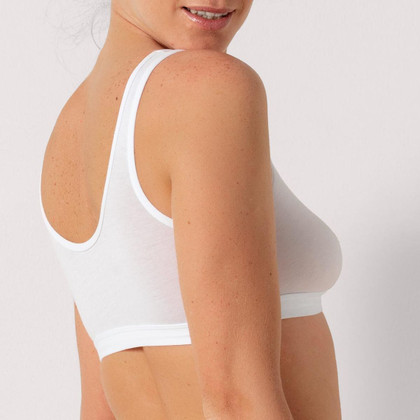 Brassière in morbido cotone bielastico taglio sportivo Cotonella GD487