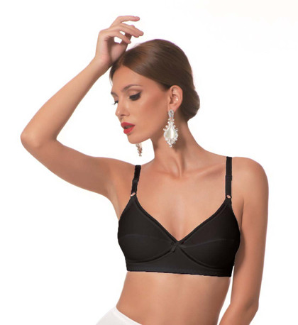 Charme Reggiseno  sfoderato senza ferretto, con coppe non imbottite Lady Cross