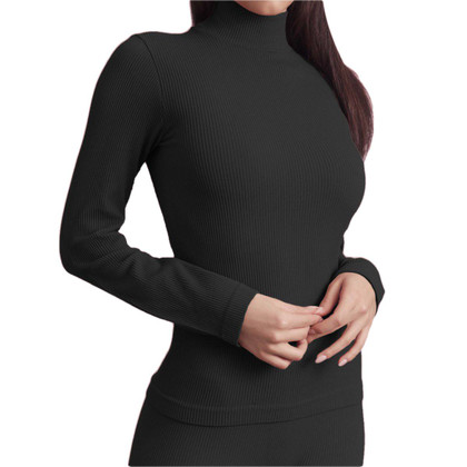 Maglia Lupetto Manica Lunga Donna Bellissima 162 in costina Maglia Lupetto Manica Lunga Donna Bellissima 162 in costina
