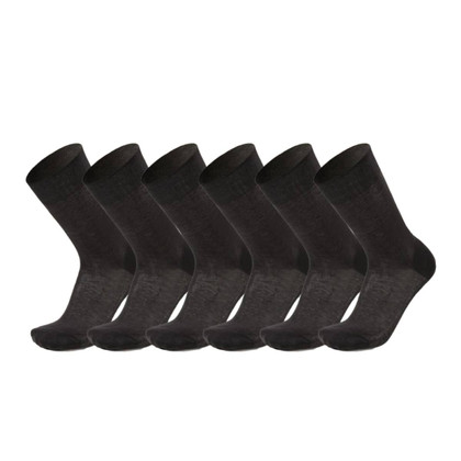 6 Paia Calza Corta Uomo Rasata Rimagliata,Filo di Scozia CHIFFON PUNTO