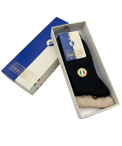 Torreggiani (6 paia) Calza Lunga Uomo in filo di scozia 241 Made in Italy