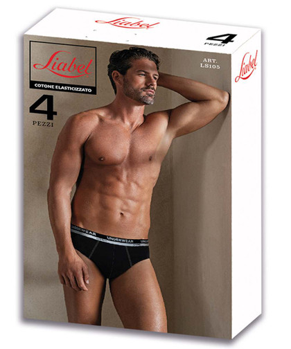 4 Slip uomo in cotone elasticizzato LS105 Liabel