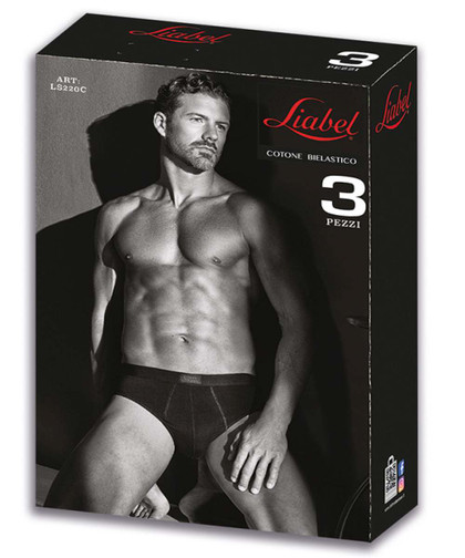 3 Slip uomo in cotone elasticizzato LS220 Liabel