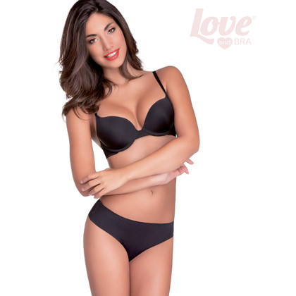 LOVEANDBRA Reggiseno Donna con ferretto SUPER PUSH-UP in microfibra INCREDIBILE
