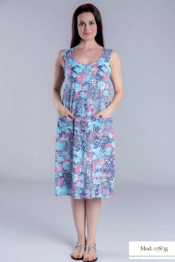 Vestaglietta Grembiule Donna 100% Cotone AERTRE – Eleganza e Comfort Made in Italy 78