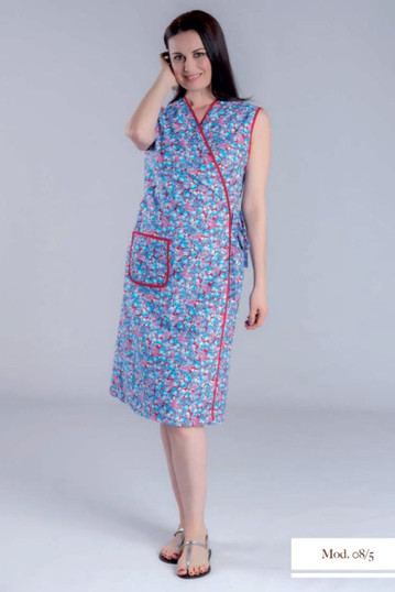 Abito Vestaglietta Donna 100% Cotone AERTRE – Eleganza e Comfort Made in Italy 08