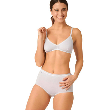 6 Slip Donna Sloggi Basic Maxi in Morbido Cotone