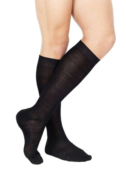 6 Paia Calze Lunghe Uomo Pompea in Filo di Scozia con Polsino Morbido Comfort