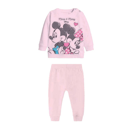 Pigiama neonata serafino lungo in cotone interlock DY32A1435 MINNIE CARTOON Pigiama neonata serafino lungo in cotone interlock DY32A1435 MINNIE CARTOON