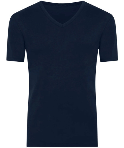 Maglia mezza manica uomo scollo a V in cotone interlock Lotto LT1211