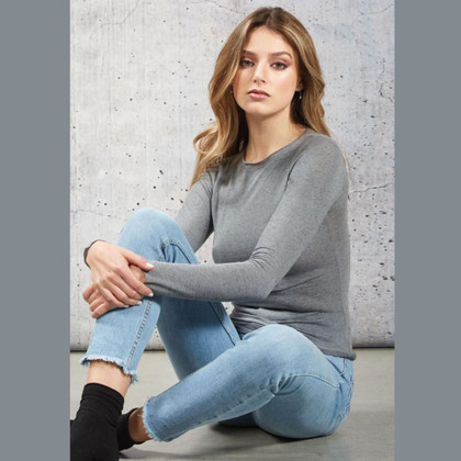 Maglia donna  Invernale in Cashmere Scollo Giro Manica Lunga MYSUBLYME 1412