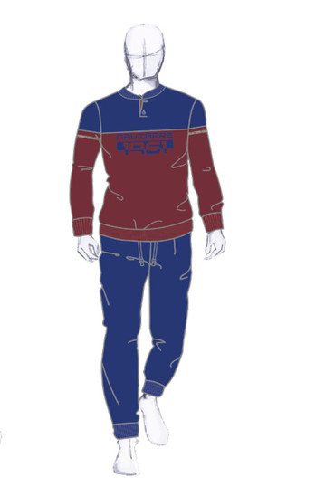 Pigiama Uomo Invernale 141723 Manica Lunga in  Felpa Garzata NAVIGARE Pigiama Uomo Invernale 141723 Manica Lunga in  Felpa Garzata NAVIGARE