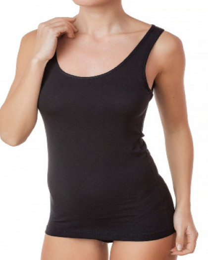 3 Pezzi Canotta Donna Spalla Larga Jadea 9205 in Interlock