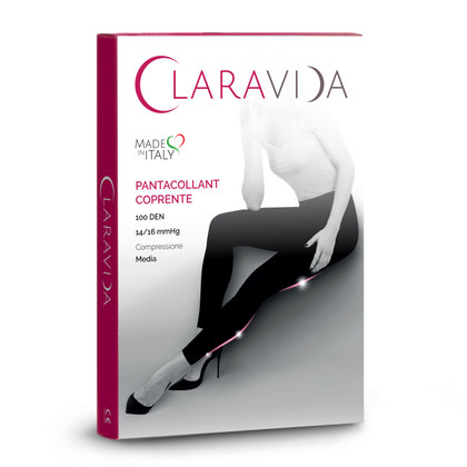 Claravida Pantacollant preventivo Compressione Graduata 100 Denari 14-16 mmHg
