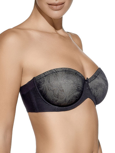 Creaciones Selene Sandra Reggiseno Donna a Fascia in Silicone con Ferretto Senza Spalline