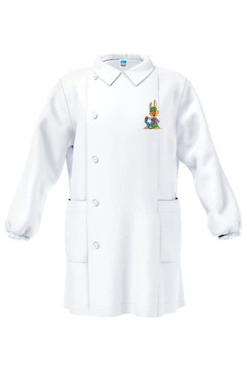 Grembiule bambino asilo con bottoni e ricamo 33GR4186 SIGGI