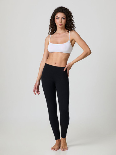 Jadea Leggings  Donna Felpato in Caldo Cotone 4367