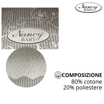 Coprimaterasso sagomato per Carrozzina 72x37x10cm 673 NANCY BABY