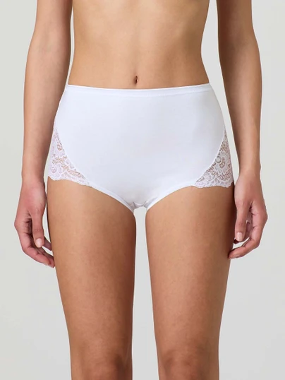 Jadea (6 Pezzi) Slip Donna Culotte  con Inserto in Pizzo  in Cotone Elasticizzato 07