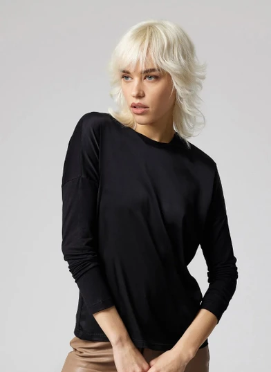 Jadea Maglia Donna manica lunga in morbido cotone e viscosa ideale per l'inverno 4858