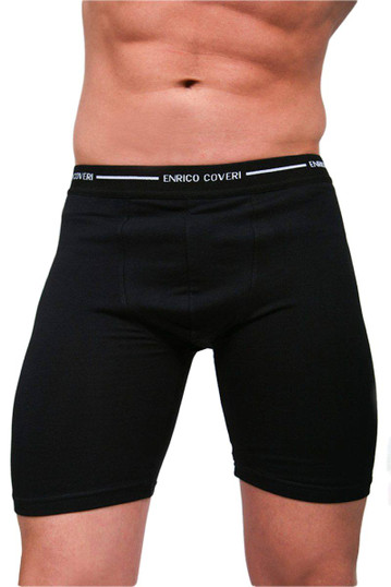 Enrico Coveri EB1000 Boxer Long Uomo Cotone Elasticizzato - 6 Pz