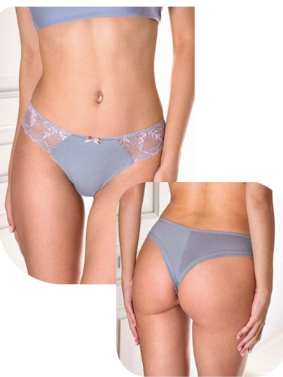 6 pezzi Brasiliana donna realizzata in morbido cotone elasticizzato 6571JADEA