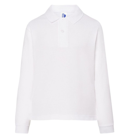 Polo piqué bambino/a maniche lunghe, unisex 100% cotone pettinato PKID210LS JHK
