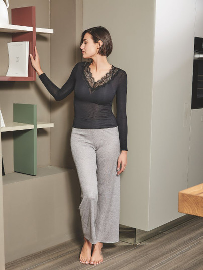 Maglia donna manica lunga in cashmere 1467 MYSUBLYME Maglia donna manica lunga in cashmere 1467 MYSUBLYME