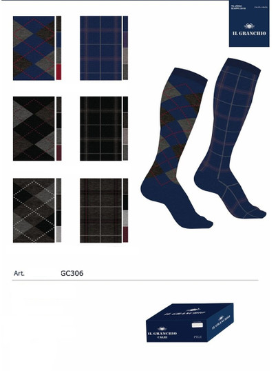 6 paia Calza Lunga Uomo in morbido pile GC306 Il Granchio