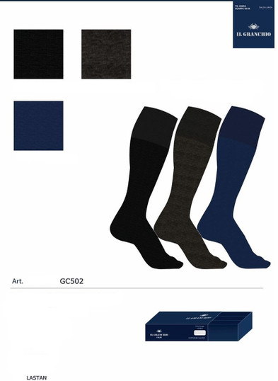 3 paia Calza Lunga Uomo in caldo cotone GC502 Il Granchio