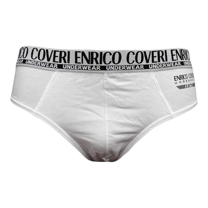 Enrico Coveri ES1500 Slip Uomo Cotone Bielastico - 6 Pezzi
