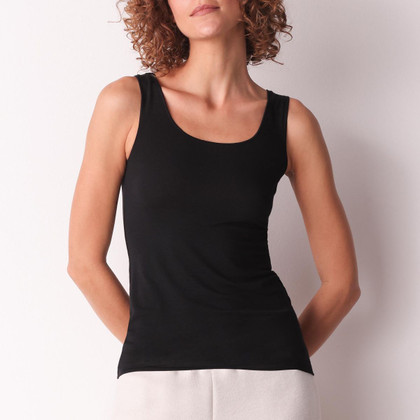 Cotonella Canotta donna in modal e cashmere spalla larga GD277