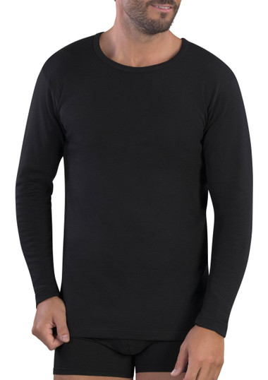 Maglia girocollo uomo ,tessuto tecnico termico elasticizzato  MMUT773N MABRAT