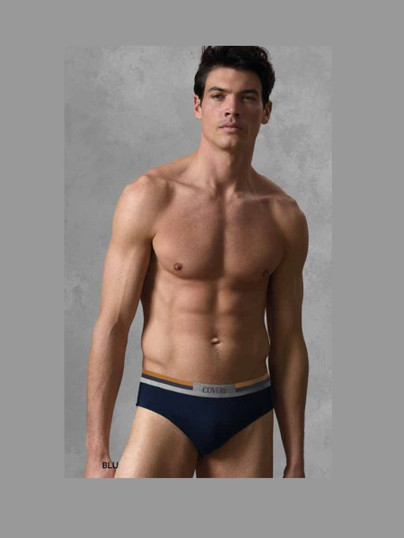 Enrico Coveri ES1312 Slip Uomo Cotone Elasticizzato - 6 Pezzi