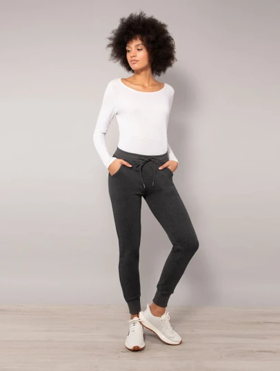 Leggings sportivo donna in misto cotone elasticizzato LG01 SIèLEI