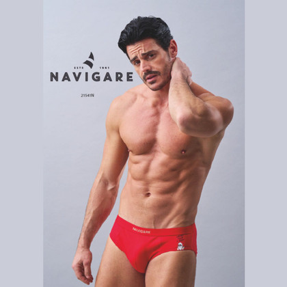 6 Slip Uomo Christmas in cotone elasticizzato NAVIGARE