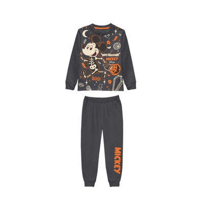 Pigiama bambino Halloween in caldo cotone interlock DY40Z1690 MICKEY