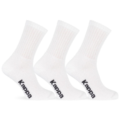 Tripack Calza sportiva da uomo realizzata in maglia spugna di cotone KAPPA K1009
