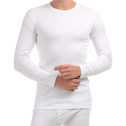 Enrico Coveri ET1004 (3 pezzi) Maglia Uomo Manica Lunga Girocollo Cotone Bielastico - Offerta Multipack