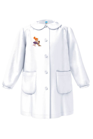 Siggi 33GR4331 Grembiule Scuola Asilo Bambina Con Bottoni Frontali
