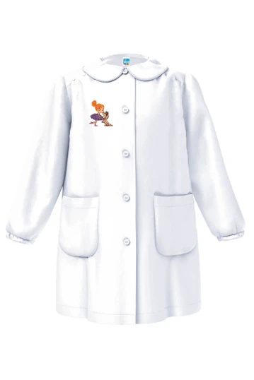 Siggi 33GR4331 Grembiule Scuola Asilo Bambina Con Bottoni Frontali