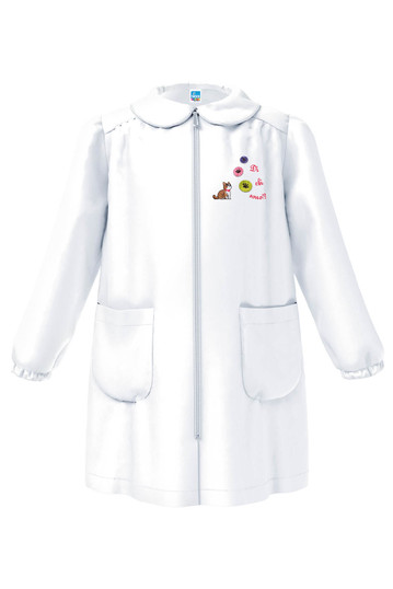 Siggi 33GR4338 Grembiule Scuola Asilo Bambina Con Zip Frontale