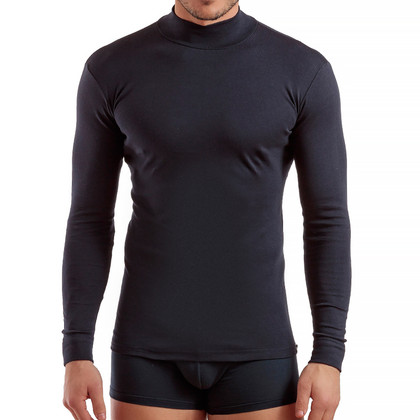 Enrico Coveri Maglia Lupetto Uomo Manica Lunga Cotone Caldo Elasticizzato ET1205