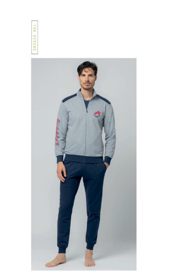 Tuta uomo full zip in cotone leggero  estivo LA1076 LOTTO