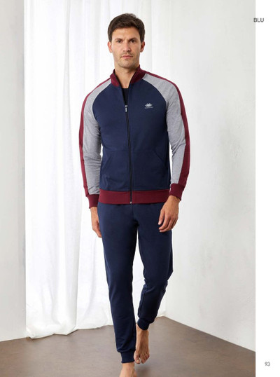 Tuta uomo full zip in cotone leggero  estivo GA1013 IL GRANCHIO