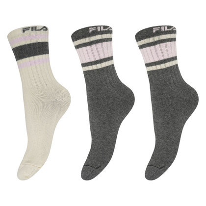 Fila (3 paia) Calze corte donna in cotone F3610