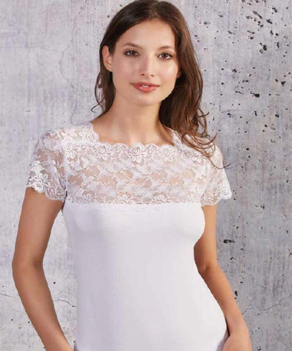 Maglia  Donna mezza manica in cotone modal  1708 Esse Speroni