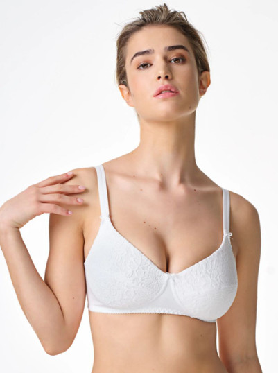 Spiman 331 Reggiseno Imbottito Senza Ferretto in Cotone Elasticizzato